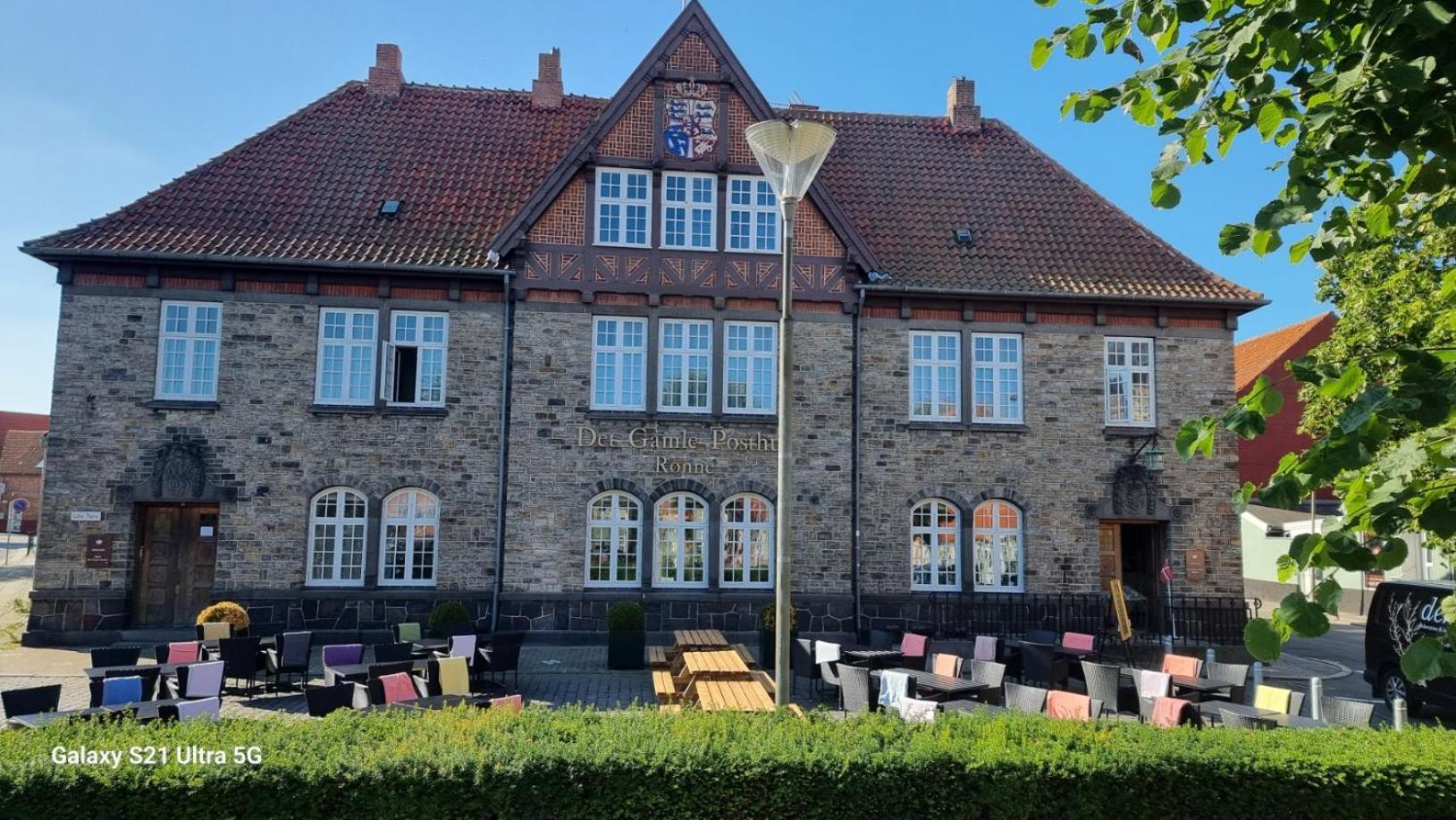 Det Gamle Posthus Hotel Rønne Kültér fotó